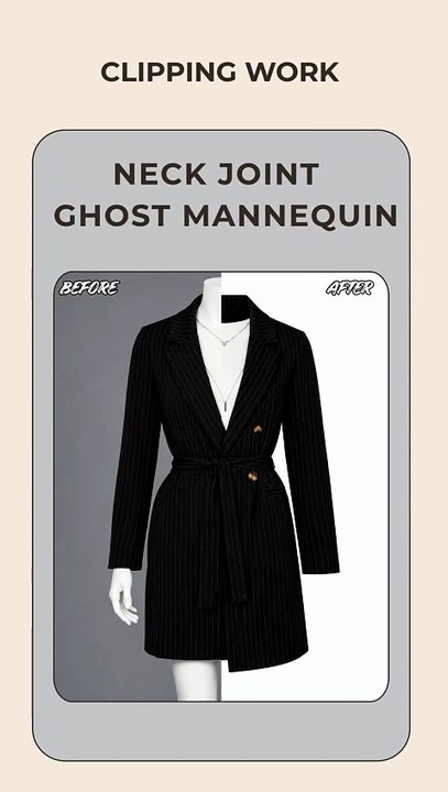 Neck Joint / Ghost Mannequin | Before & After Video - video Dailymotion