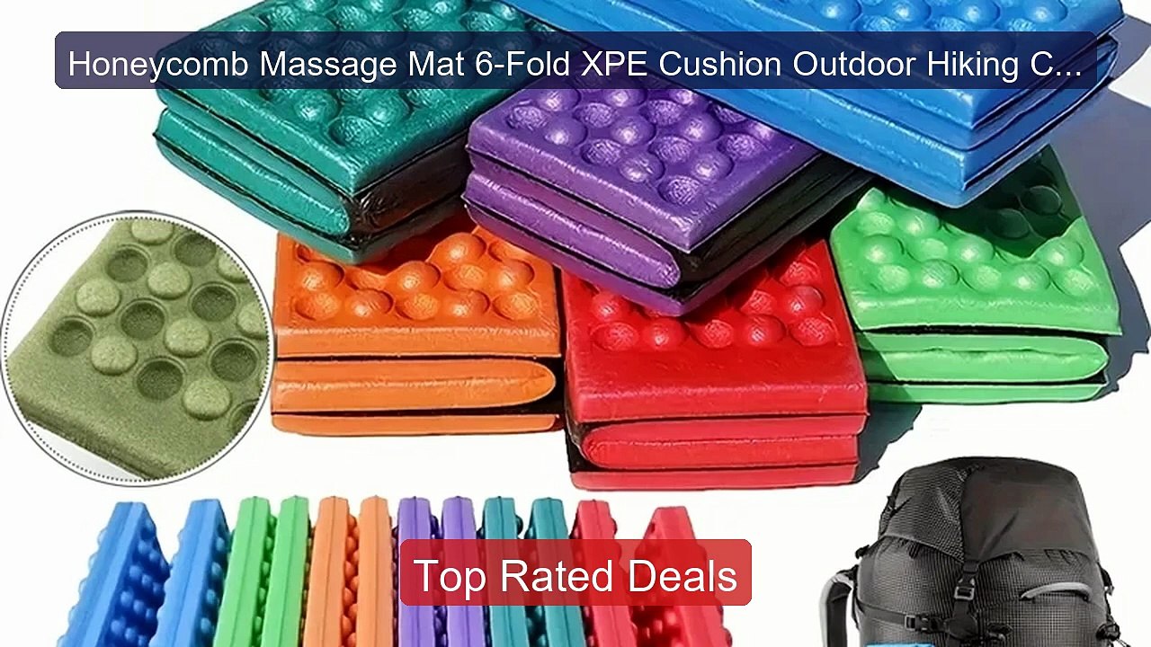 Honeycomb Massage Mat 6-Fold XPE Cushion Outdoor Hiking Camping Tra... -- Top Rated 2026 | Buy Now!