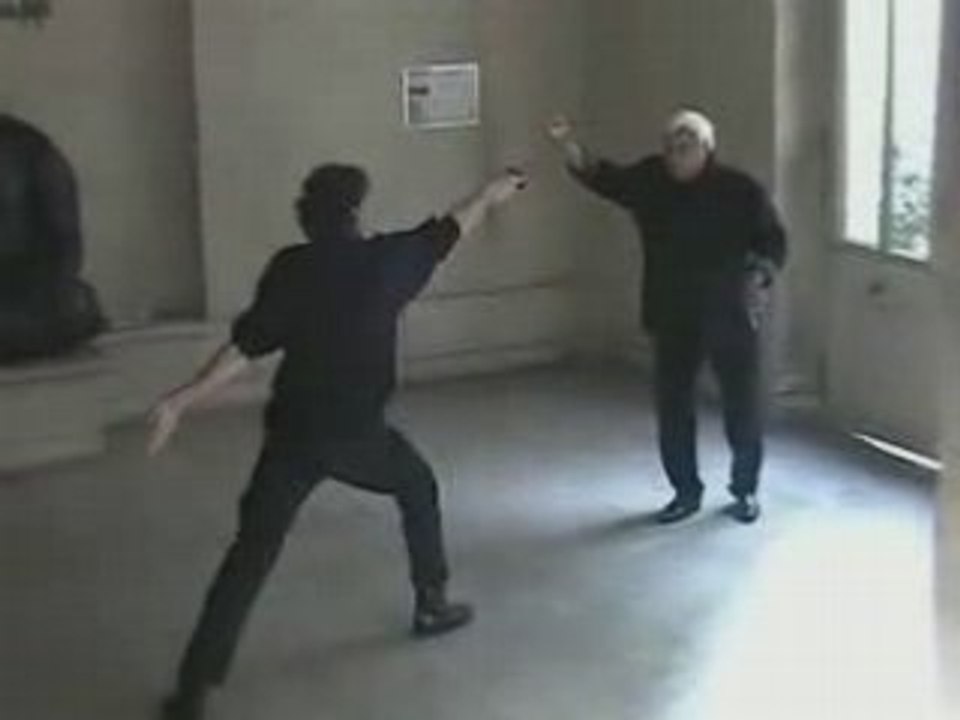 Escrime artistique réglage Bob. Frédéric Trin