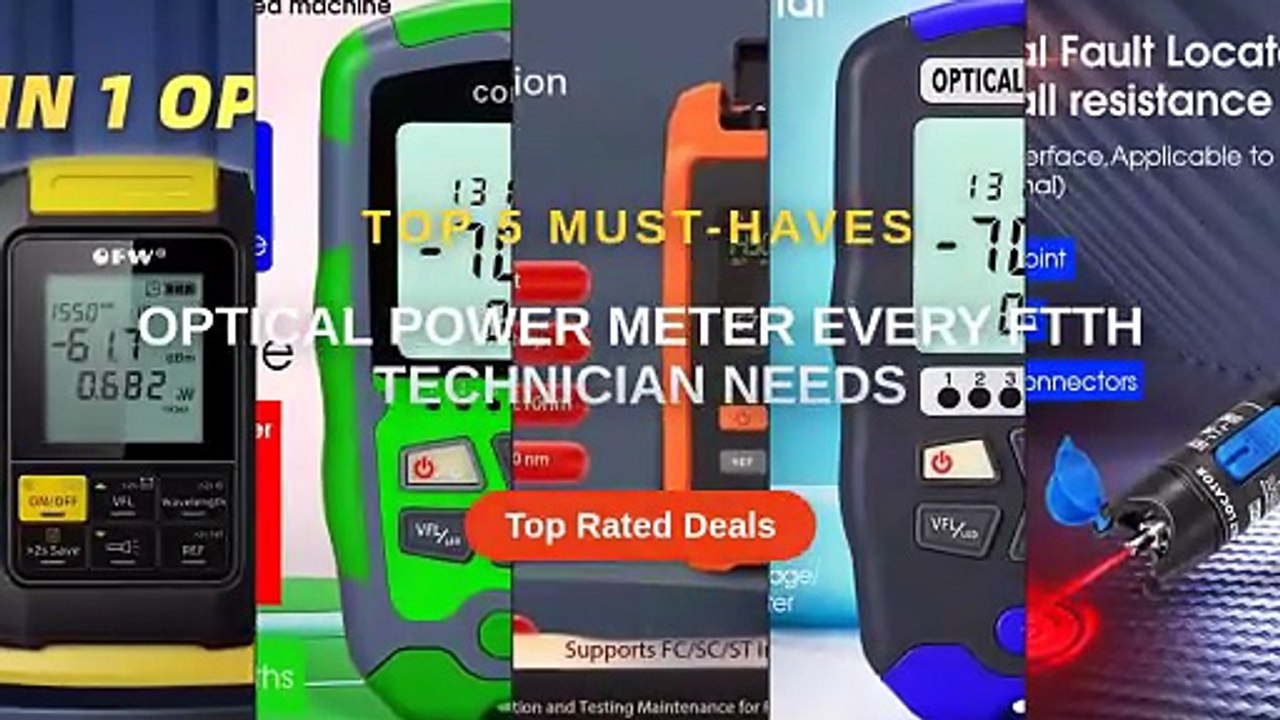 Optical Power Meter Every FTTH Technician Needs - Video Dailymotion