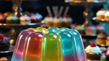 Today’s dessert for a little demon is a glowing slime.