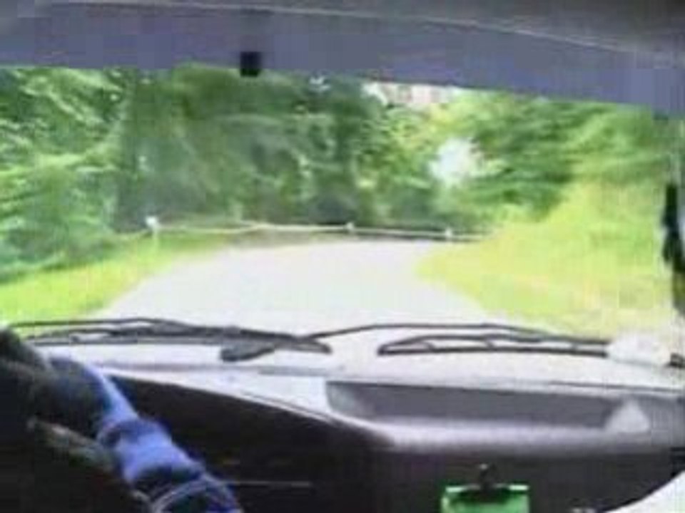 rallye Kalt-Bec:caméra embarquée ES1 - 309 GTI16 grA