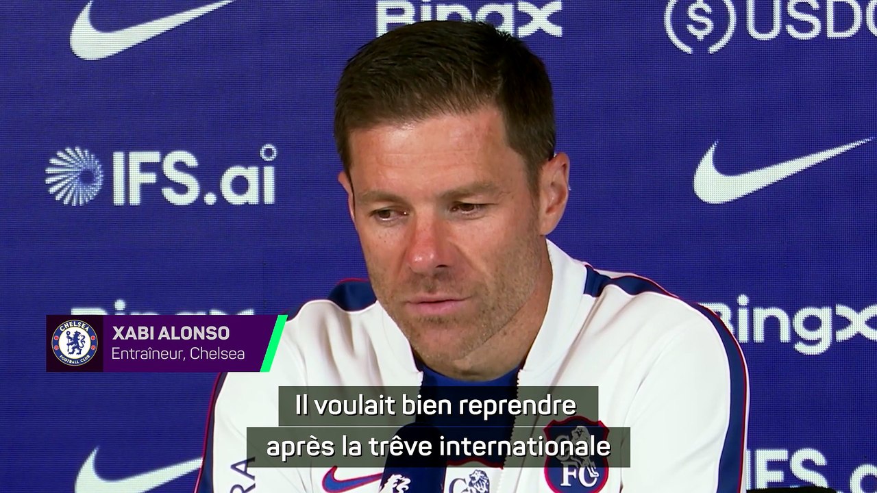Xabi Alonso : “Reece James ? Ce sera long” - Vidéo Dailymotion