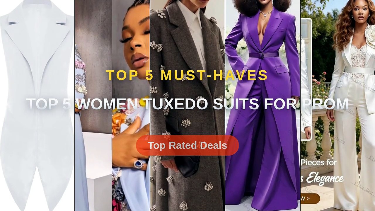 Top 5 Women Tuxedo Suits For Prom - Video Dailymotion