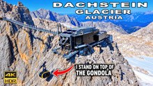 Dachstein Glacier Austria – Scenic Gondola Ride to Hunerkogel and the Sky Walk 4K