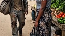 She Gave a Beggar $1... Then He Opened His Bag and Changed Her Life Forever #LifeLesson #ViralShorts
