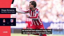Simeone grateful for late Baena composure as Atleti snatch all three points