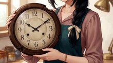 Old Wall Clock Gets an Anime Koi-Pond Makeover