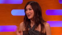 Gemma Chan's cat has an unusual connection to Colin Farrell...