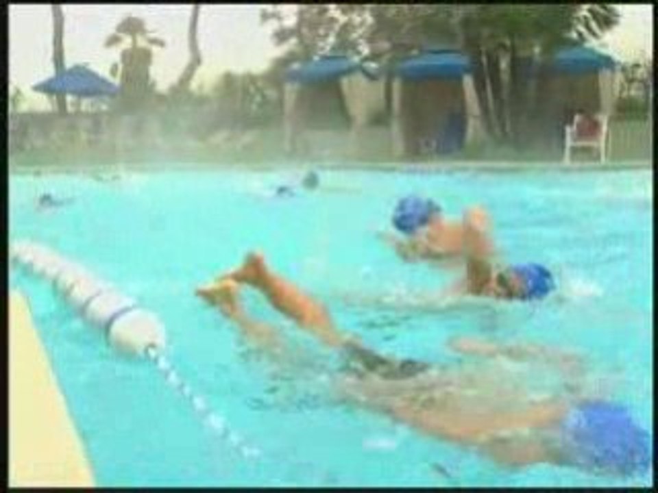 Michael Phelps swims final lap in 'Swim to Beijing relay'