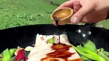 Campfire Pork Belly Rice Lettuce Wraps Recipe — 篝火五花肉生菜包