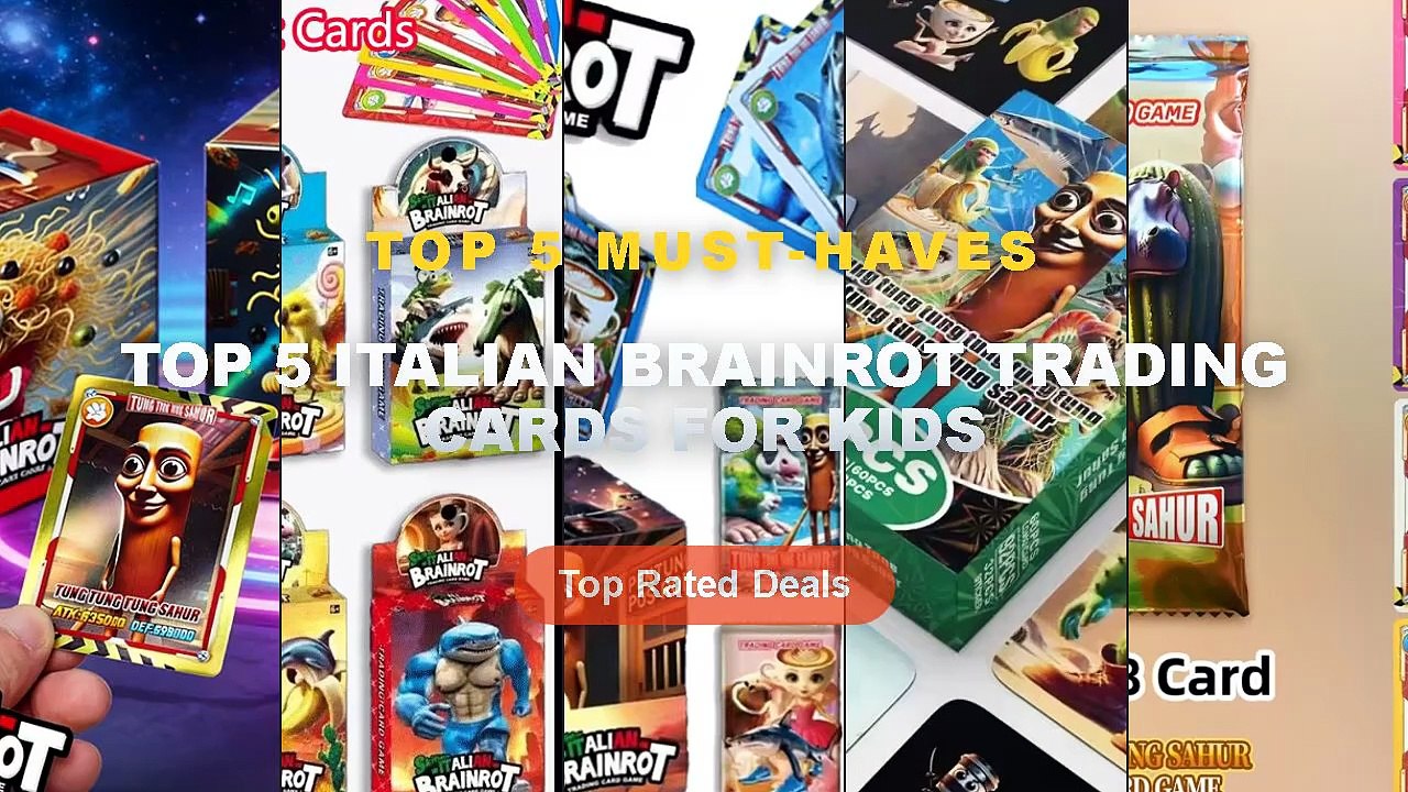 Best Top 5 Italian Brainrot Trading Cards For Kids on AliExpress ...