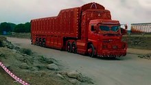 Balochistan ka Mashhoor Orange Heavy Truck | Pakistan Truck Art 2026