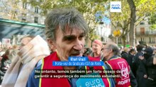 Coletes amarelos juntam-se a estudantes: “Estamos aqui para os ajudar”