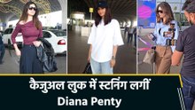 सादगी में भी स्टाइलिश दिखीं Diana Penty, एयरपोर्ट लुक पर टिकीं नजरें