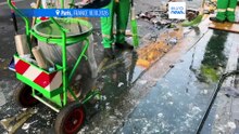 Spalone rowery, wybite szyby i splądrowane sklepy: fala zniszczeń w Paryżu