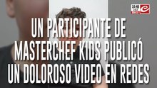 ¡Con las criaturas no! Nene de 9 años de MasterChef Junior llora desconsolado por el odio en las redes