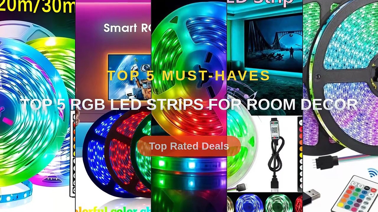 Top 5 RGB LED Strips For Room Decor - Video Dailymotion