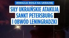 Potężny atak dronów na Petersburg. Płonął terminal naftowy, zamknięto lotnisko