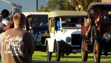 Hundreds of vintage vehicles rally to national motor museum