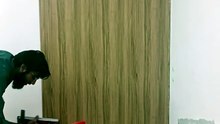Title Wooden Wall Panel Design | Modern Interior Wall Decoration | WoodCraft