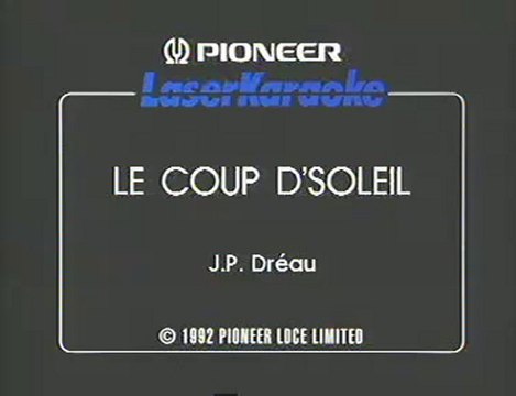 karaoke - Richard Cocciante - Le Coup De Soleil