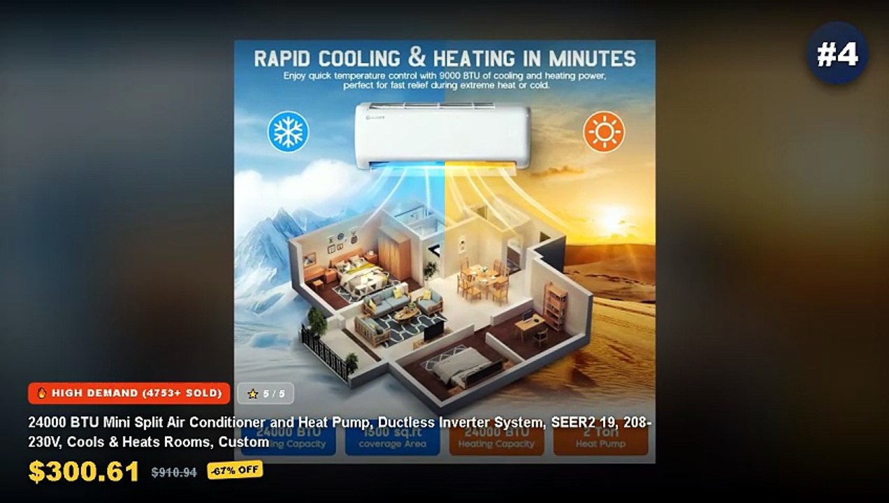 Top 5 Best Top 5 Mini Split AC Indoor Units (Must Have!) - 18000BTU ...