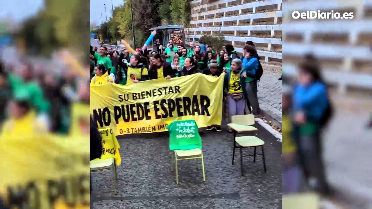 Medio centenar de personas corta la A3 en plena hora punta en el marco ...