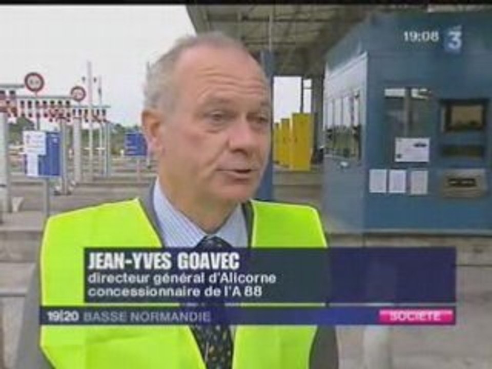 Autoroute A88 dans l'Orne