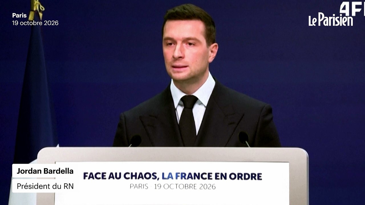 Bardella tance « un pouvoir qui a déjà commencé à faire ses cartons ...