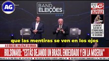 Elecciones en Brasil: lo que dejó el debate entre Lula y Bolsonaro