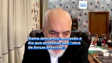 Primeiro-ministro da Albânia recusa demissão após seis dias de protestos estudantis