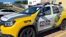 Homem é detido com fios e placas de veículos perto do Parque Tarquínio em Cascavel