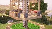 Minecraft Easy Treehouse For Beginners