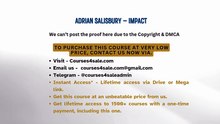 Courses4sale.com — Adrian Salisbury – Impact