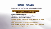 Courses4sale.com — Ben Adkins – Trivia Money