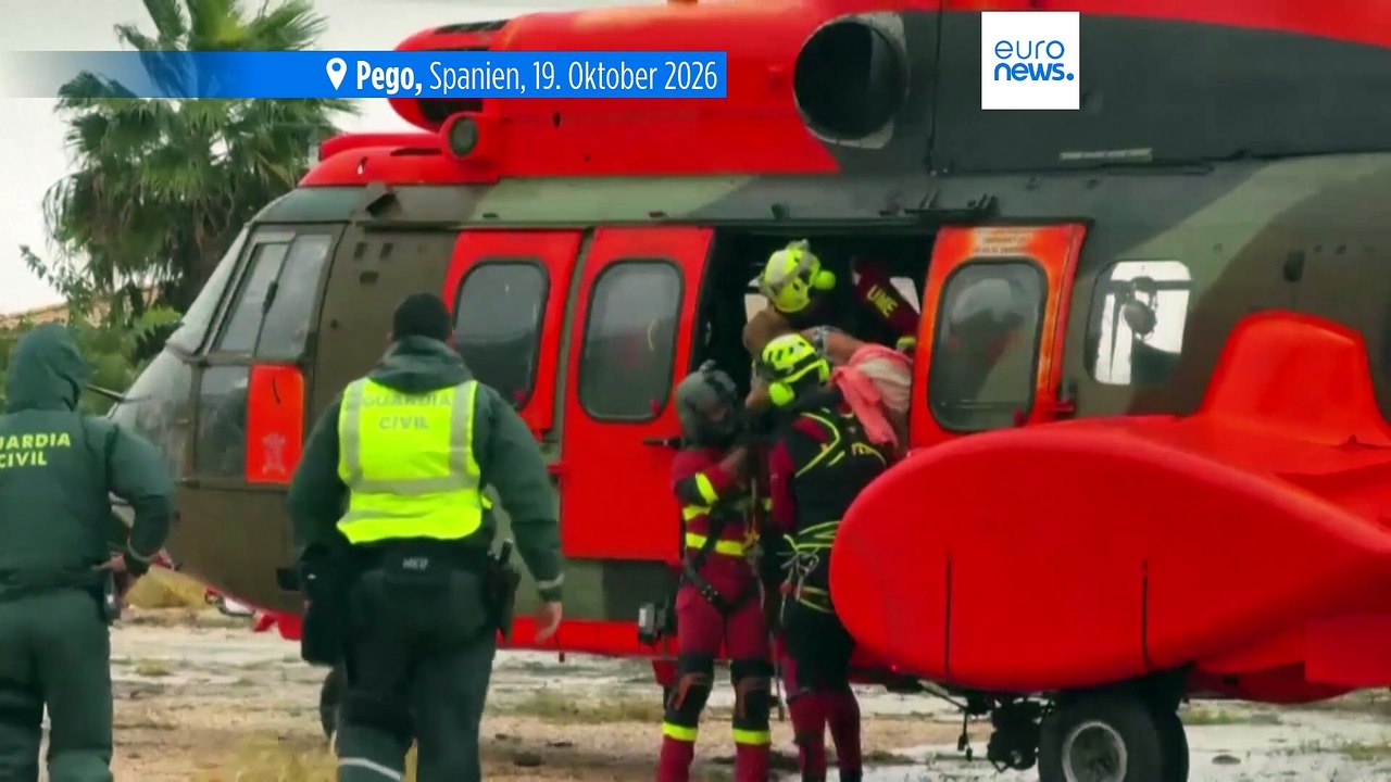Warnstufe Orange auf Mallorca - 4 Tote durch Unwetter "Adam" in Spanien