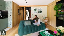How Hidden Spaces Make This Compact Paris Apartment Feel Bigger, 43sqm/463sqft