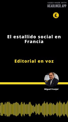 Editorial | El estallido social en Francia