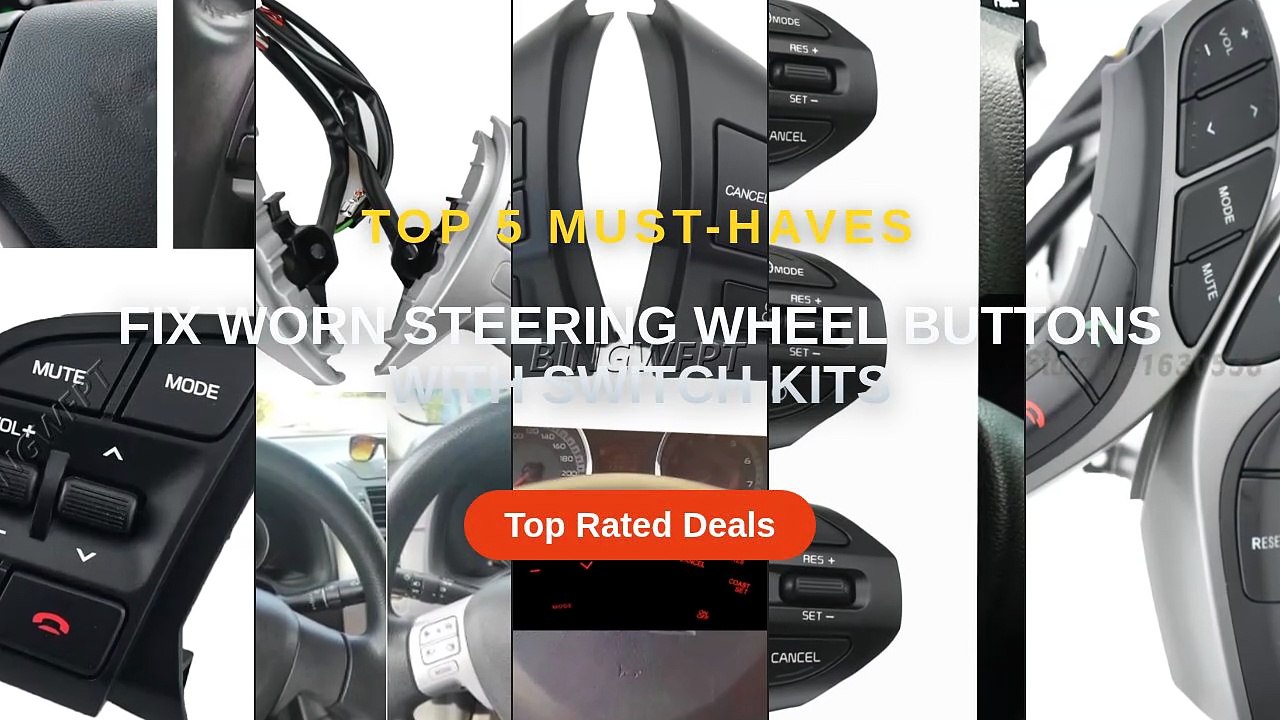 Fix Worn Steering Wheel Buttons With Switch Kits - Video Dailymotion