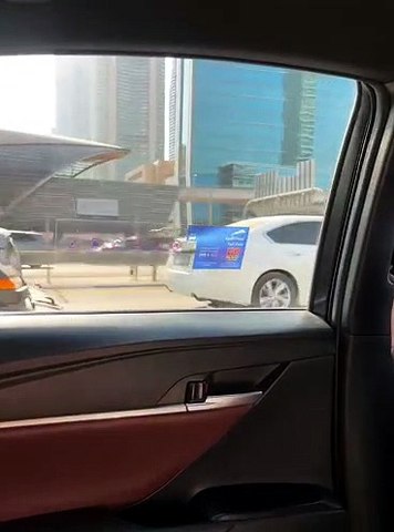 Tailback of cars on Sheikh Zayed Road; accident reported near Emirates Tower Metro Station