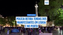 Polícia desmonta acampamentos: 55 detidos em Lisboa já foram libertados