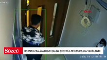 İstanbul’da ayakkabı çalan şüpheliler kameraya yakalandı