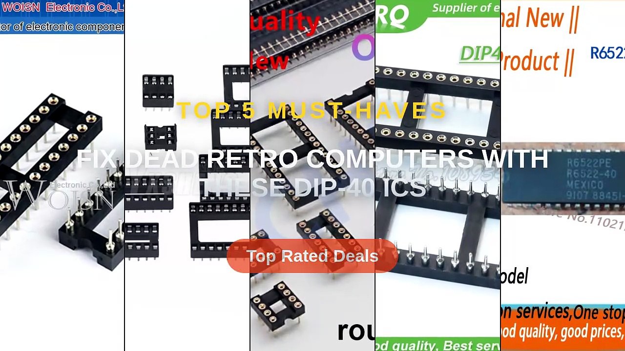 Fix Dead Retro Computers With These DIP-40 ICs - Video Dailymotion