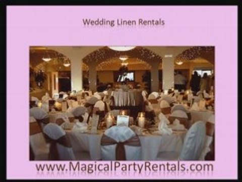 Wedding Linens Rentals