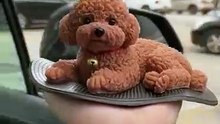Bouncy Puppy Figurine for Your Car Dashboard – Cute Car Decor
