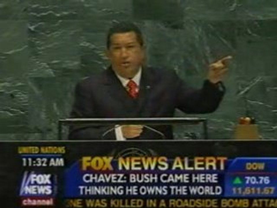3/3 HUGO CHAVEZ AT THE U.N. GENERAL ASSEMBLY