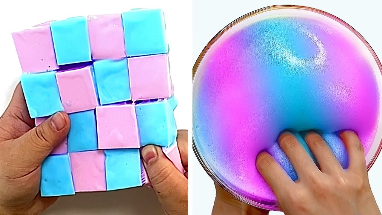 1 Hour Oddly Satisfying Slime ASMR No Music | Relaxing Slime Sounds ...