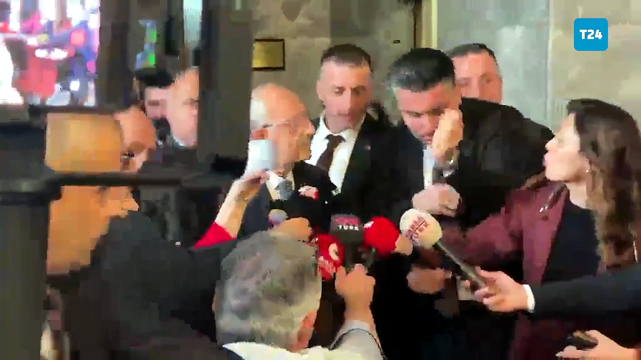 Kemal Kılıçdaroğlu'nun korumalarından gazetecilere fiziki müdahale!