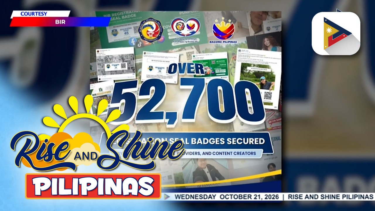 BIR, nakapag-isyu na ng mahigit 52,700 registration seal badges para sa ...